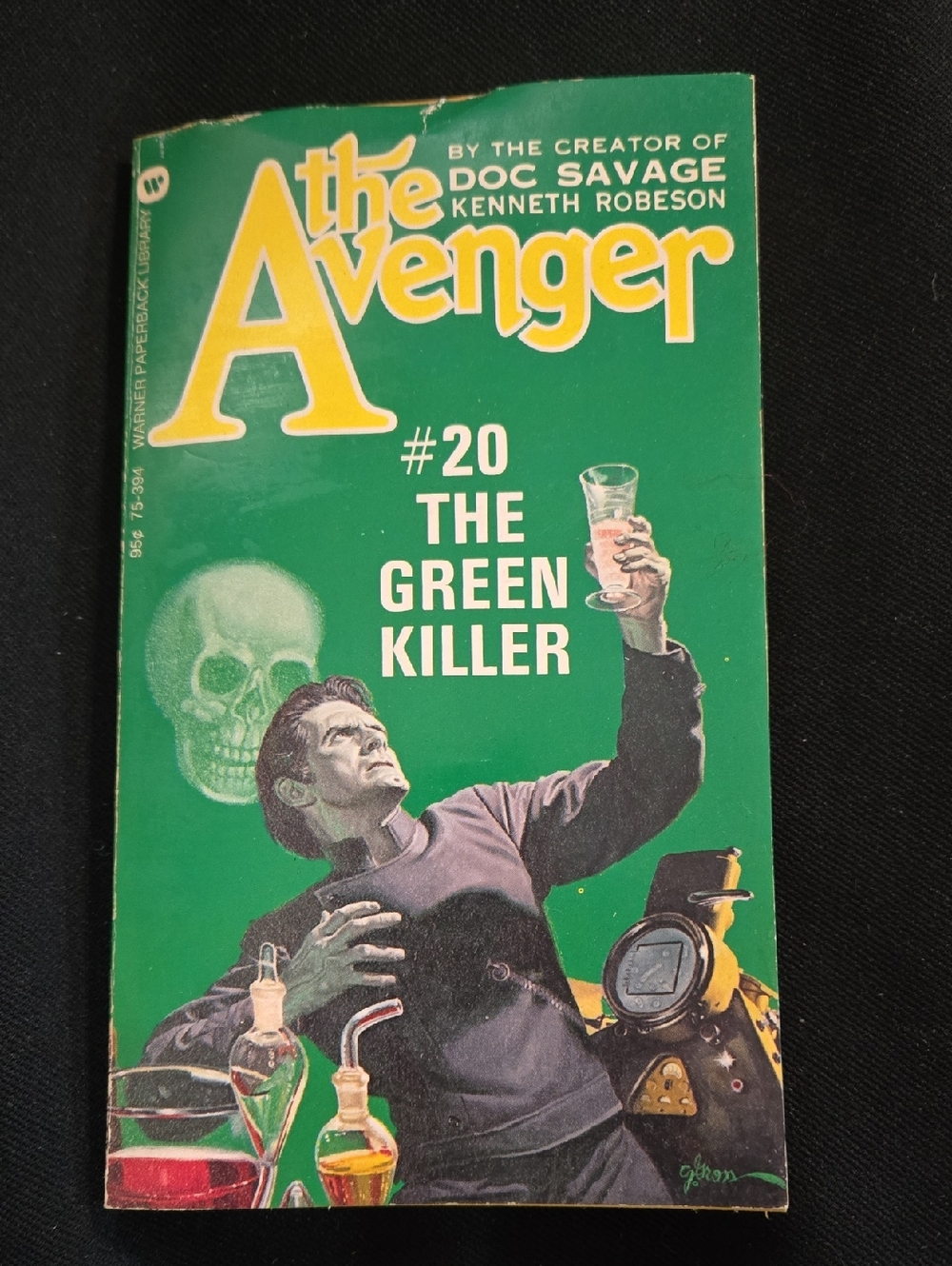 The Avenger #20 The Green Killer - Green Paperback Book